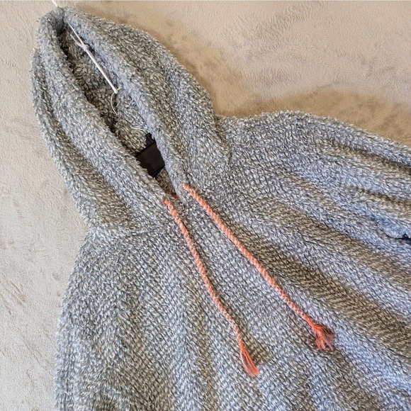 Anthropologie Tops - Anthropologie Women's Size Large Saturday Sunday Plush Fleece Teddy Hoodie Gray